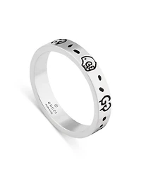 Sterling Silver Ghost Thin Band