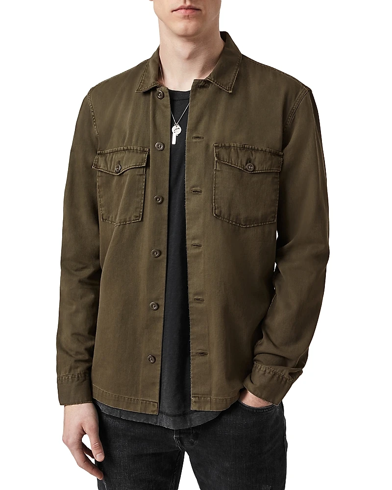 Allsaints Spotter Cotton Camp Shirt