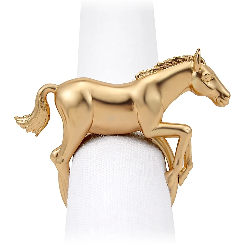 L'Objet Horse Napkin Jewels, Set of 4