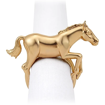 L'Objet Horse Napkin Jewels, Set of 4