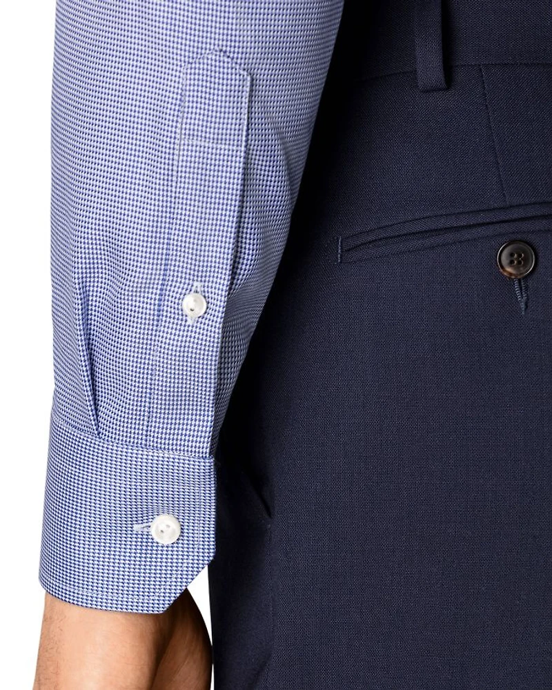 Slim Fit Houndstooth Dress Shirt