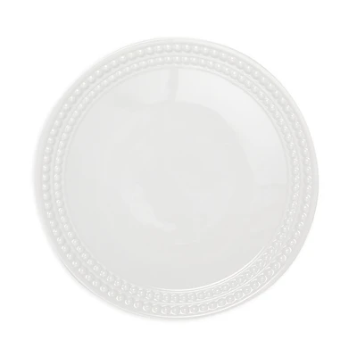 L'Objet Perlee White Dinner Plate