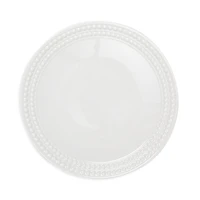 L'Objet Perlee White Dinner Plate