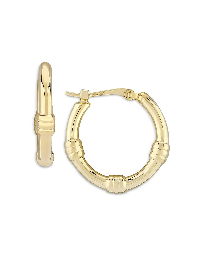 Bloomingdale's Fine Collection Small Round Hoops