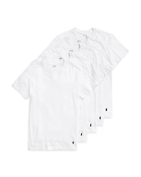 Polo Ralph Lauren Slim Fit V-Neck Undershirt, Pack of 5