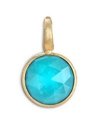 Marco Bicego 18K Yellow Gold Jaipur Turquoise Round Pendant