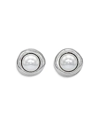 UNOde50 Sterling Silver-Plated Earrings with Pearl
