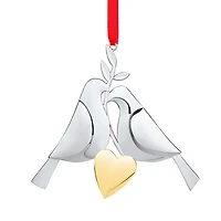 Nambe Twelve Days of Christmas Ornament - Two Turtle Doves