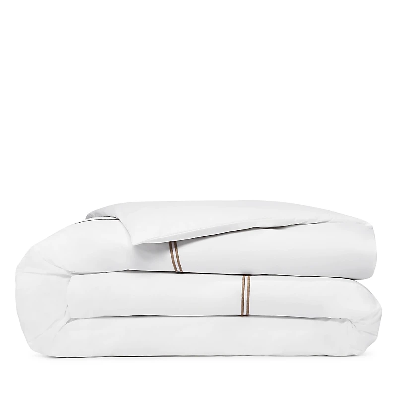 Hudson Park Collection Italian Percale Full/Queen Duvet Cover