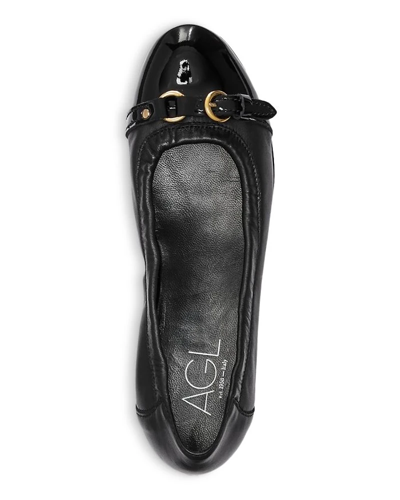Women's Monika Cap Toe Ballet Flats