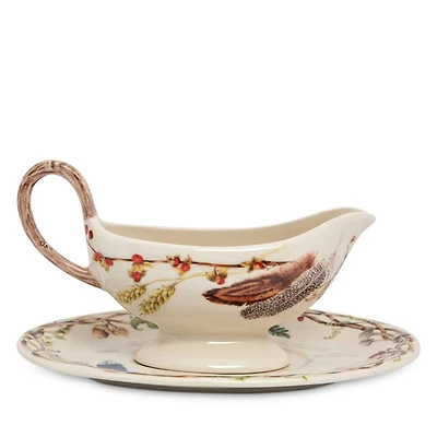 Forest Walk Sauce Boat & Stand