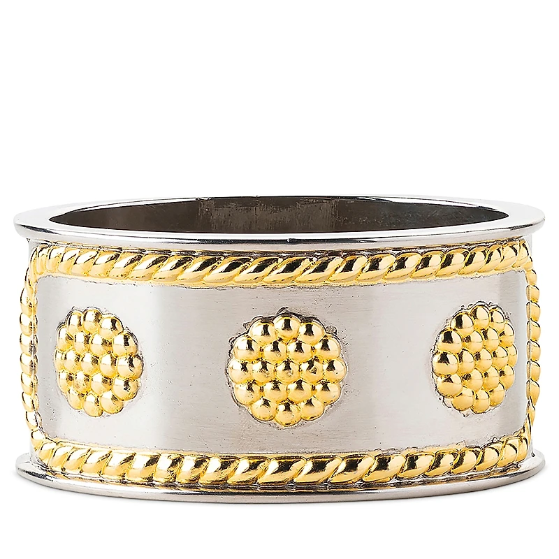 Juliska Berry & Thread Silver/Gold Tone Napkin Ring