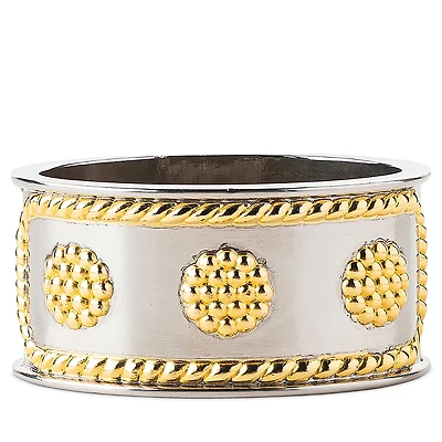 Juliska Berry & Thread Silver/Gold Tone Napkin Ring