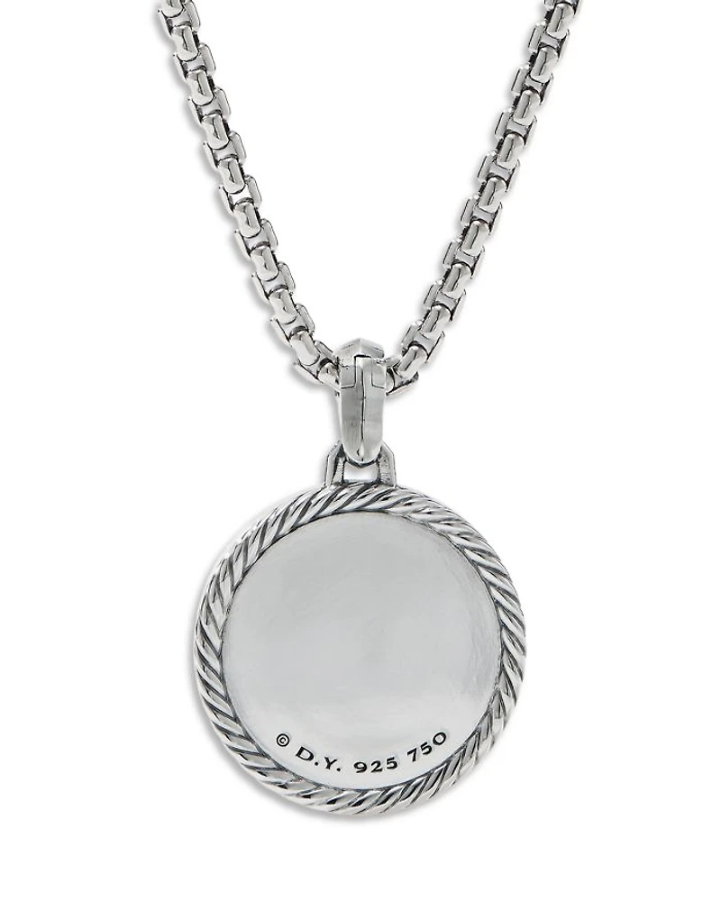 18K Yellow Gold & Sterling Silver Petrvs® Angel Cameo Pendant