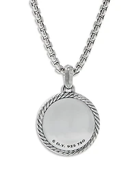 18K Yellow Gold & Sterling Silver Petrvs® Angel Cameo Pendant