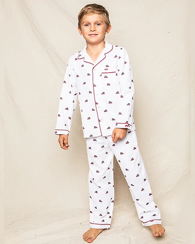 Petite Plume Unisex Holiday Journey Pajama Set - Baby, Little Kid, Big Kid