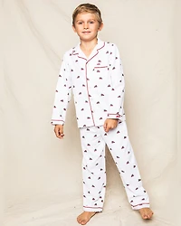 Petite Plume Unisex Holiday Journey Pajama Set - Baby, Little Kid, Big Kid