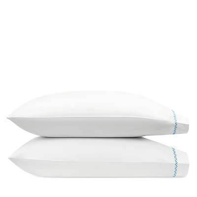 Matouk Hatch Cotton King Pillowcase, Pair