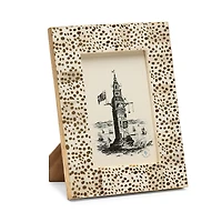 Pigeon & Poodle Ismailia Spotted Gold Bone Frame