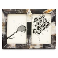 Essen Horn Double Frame, 4" x 6"