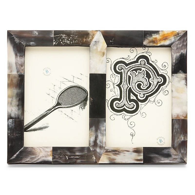 Pigeon & Poodle Essen Horn Double Frame