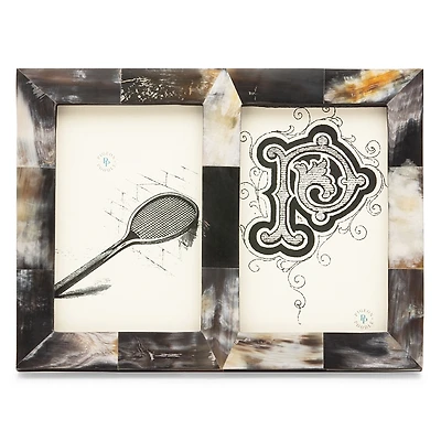 Pigeon & Poodle Essen Horn Double Frame