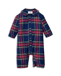 Petite Plume Boys' Windsor Tartan Flannel Coverall - Baby