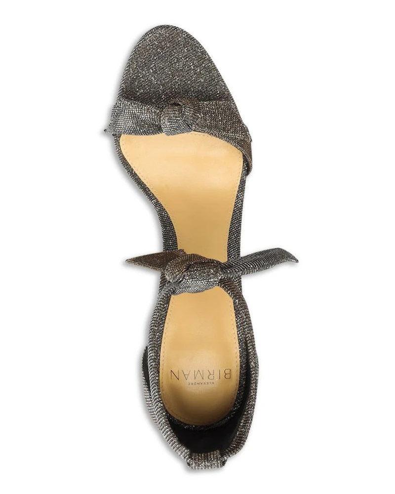 Women's Clarita Glitter Ankle Strap High Heel Sandals