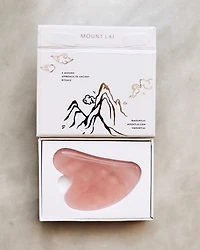 The Rose Quartz Gua Sha Facial Lifting Tool