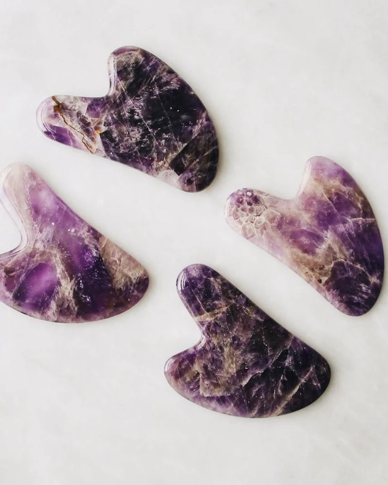 The Amethyst Gua Sha Facial Lifting Tool