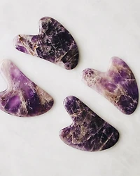 The Amethyst Gua Sha Facial Lifting Tool