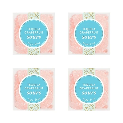 Sugarfina Tequila Grapefruit Sours Small Cube Kit, 4 Piece