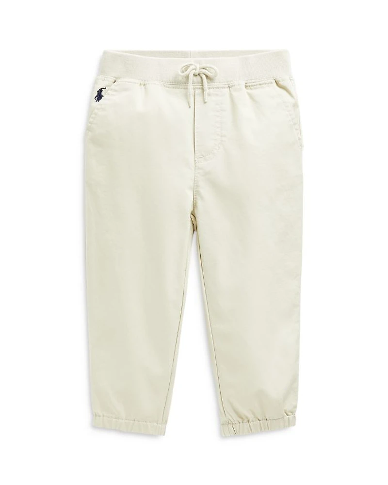 Boys' Cotton Twill Jogger Pants - Baby
