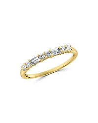 Bloomingdale's Fine Collection Round & Baguette Diamond Stacking Band