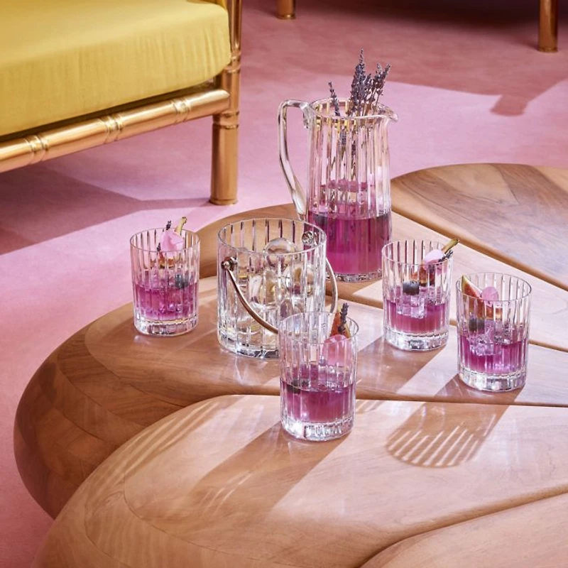Harmonie On The Rocks Tumblers & Ice Bucket 5-Piece Set