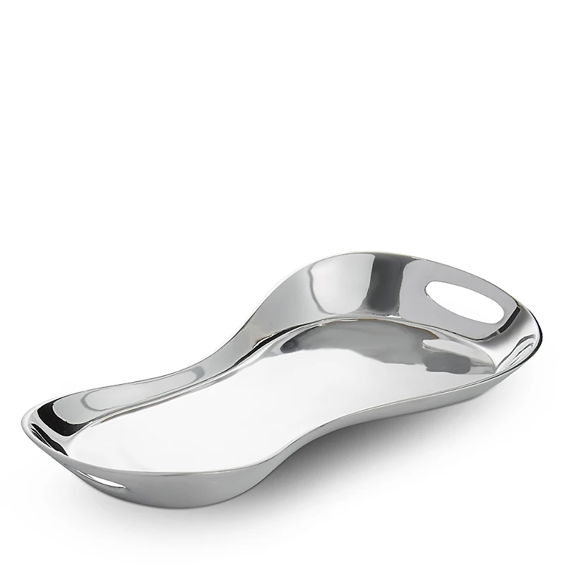 Nambe Morphik Handled Tray