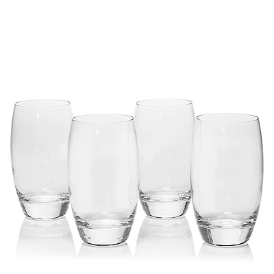 Luigi Bormioli Crescendo 20 oz. Highball Glasses, Set of 4