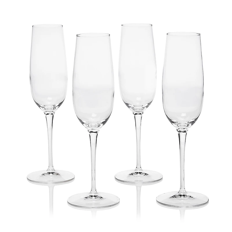 Luigi Bormioli Crescendo 8 oz. Champagne Glasses, Set of 4