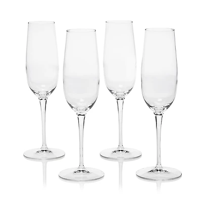 Luigi Bormioli Crescendo 8 oz. Champagne Glasses, Set of 4