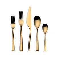 Mepra Arte Oro Ice Flatware 5-Piece Place Setting