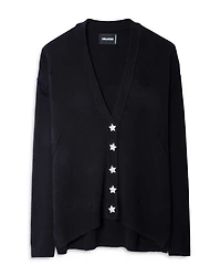 Star Button Cardigan