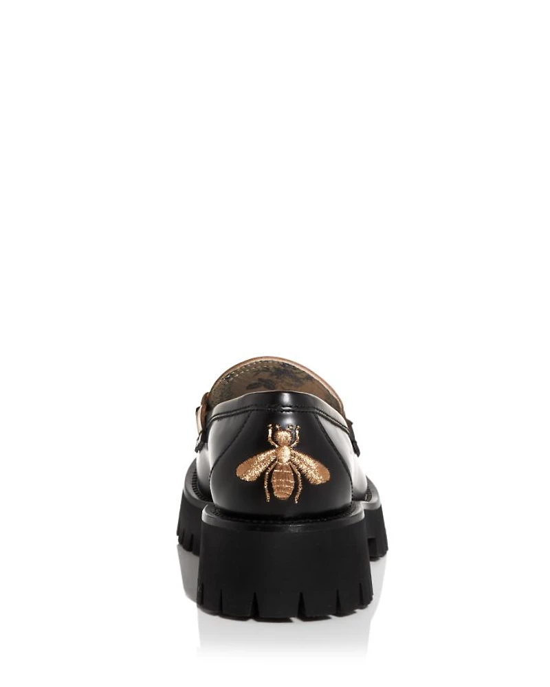 Women's Lug Sole Horsebit Loafers
