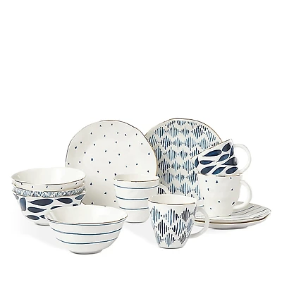 Lenox Blue Bay 12 Piece Dessert Set