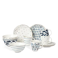 Lenox Blue Bay 12 Piece Dessert Set