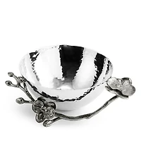 Black Orchid Nut Bowl