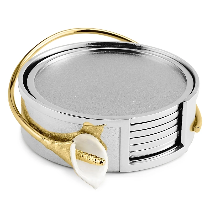 Michael Aram Calla Lily Coaster, Set of 6