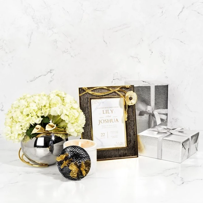 Calla Lily Rose Bowl Vase