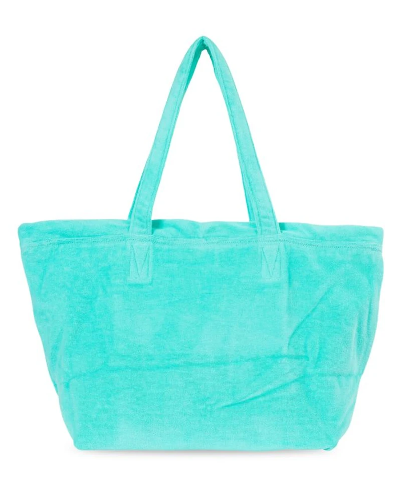 Solid Jacquard Beach Tote