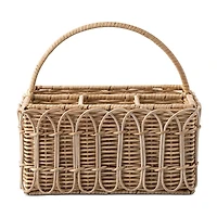 Juliska Provence Rattan Silverware Napkin Caddy