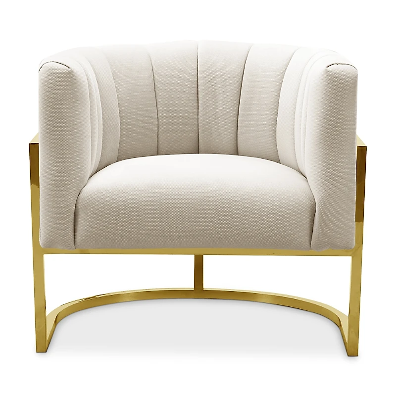 Tov Furniture Magnolia Spotted Chair with Gold